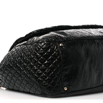 Chanel Vinyl XXL Rock and Chain Flap Black 9 of 15