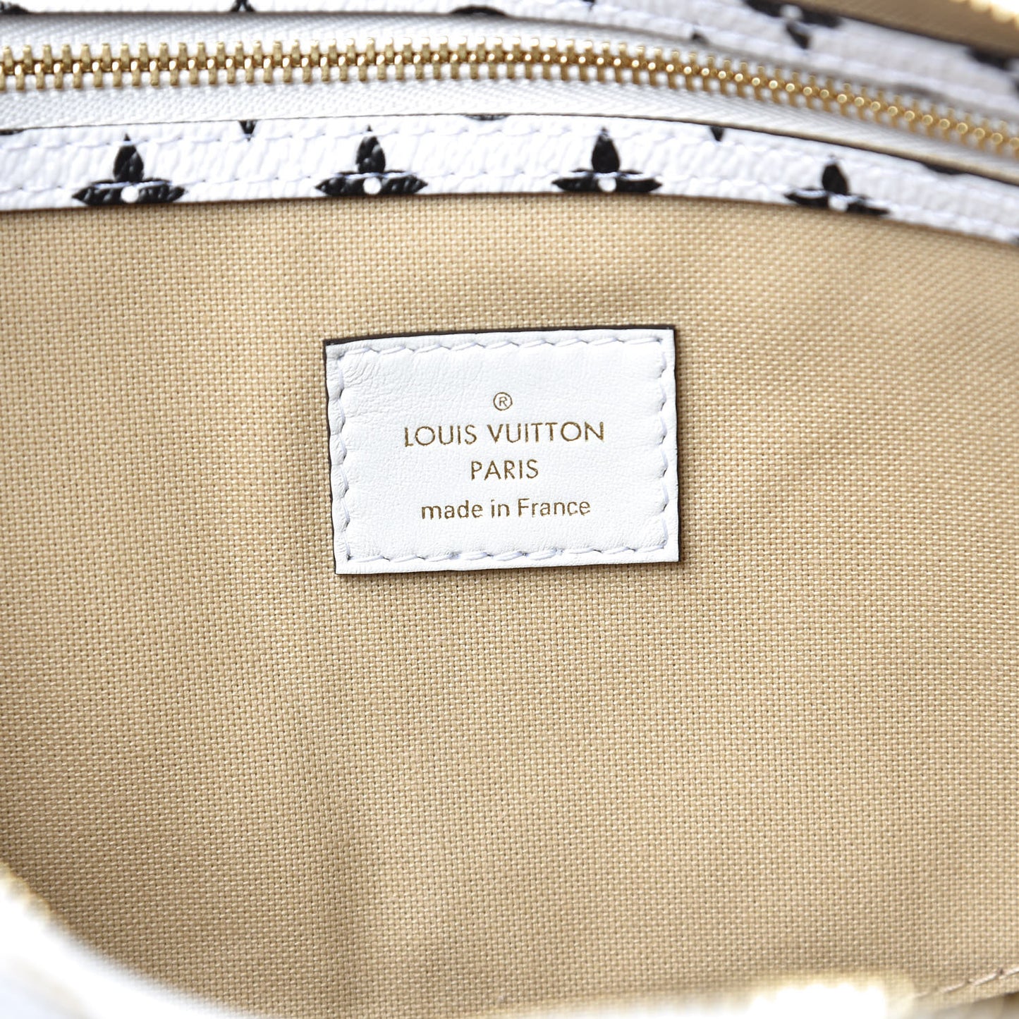 Monogram Giant Speedy Bandouliere 30 Kaki Beige