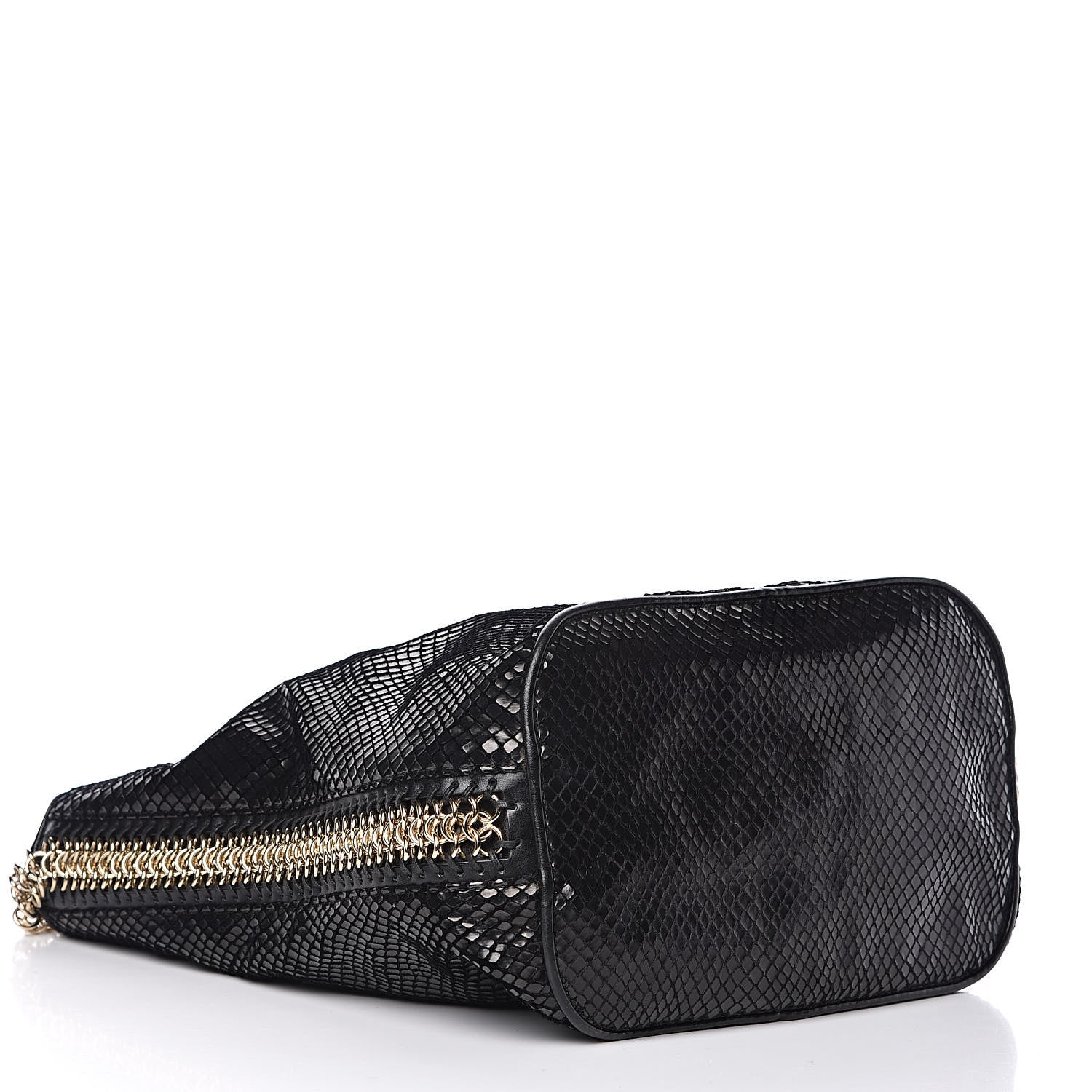 Stella McCartney Faux Python Bailey Boo Hobo Black 4 of 10