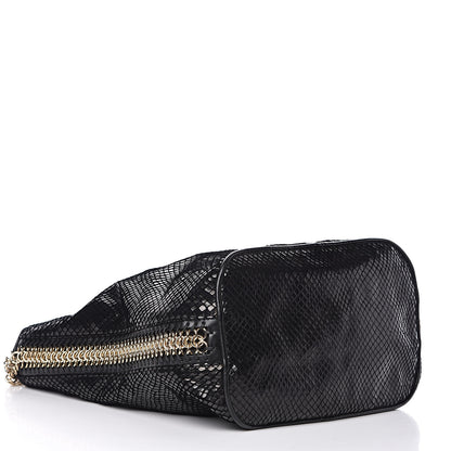 Stella McCartney Faux Python Bailey Boo Hobo Black 4 of 10