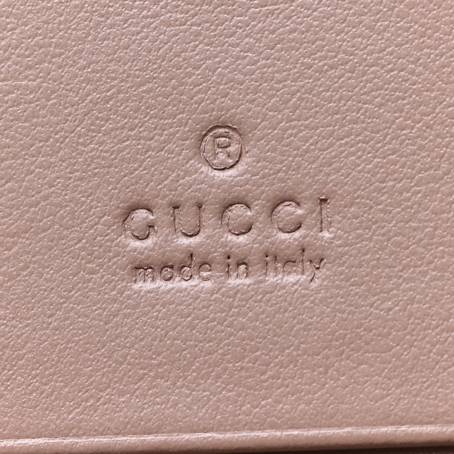 Gucci Calfskin Matelasse GG Marmont Card Case Wallet Porcelain Rose 6 of 7