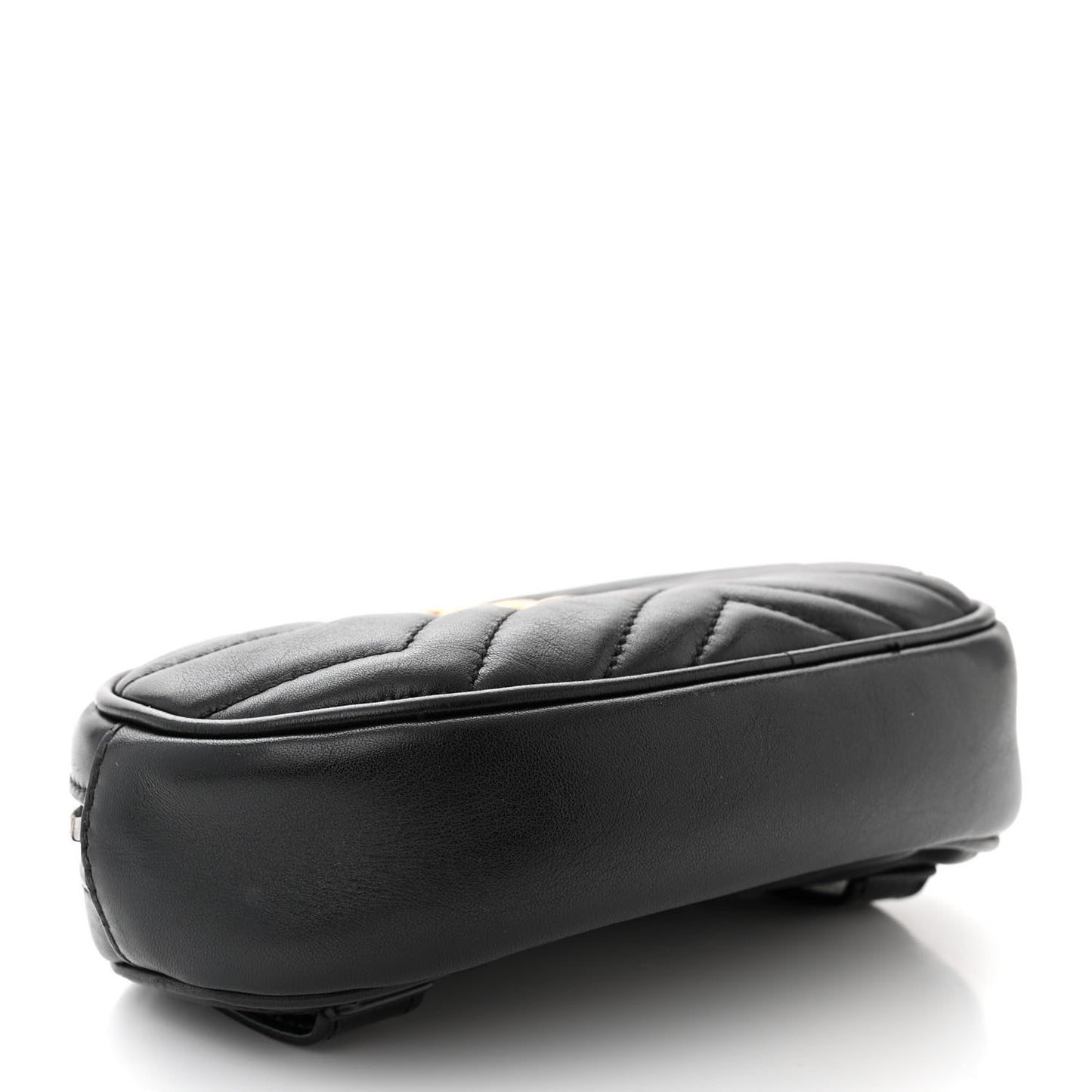 Calfskin Matelasse GG Marmont Belt Bag 75 30 Black