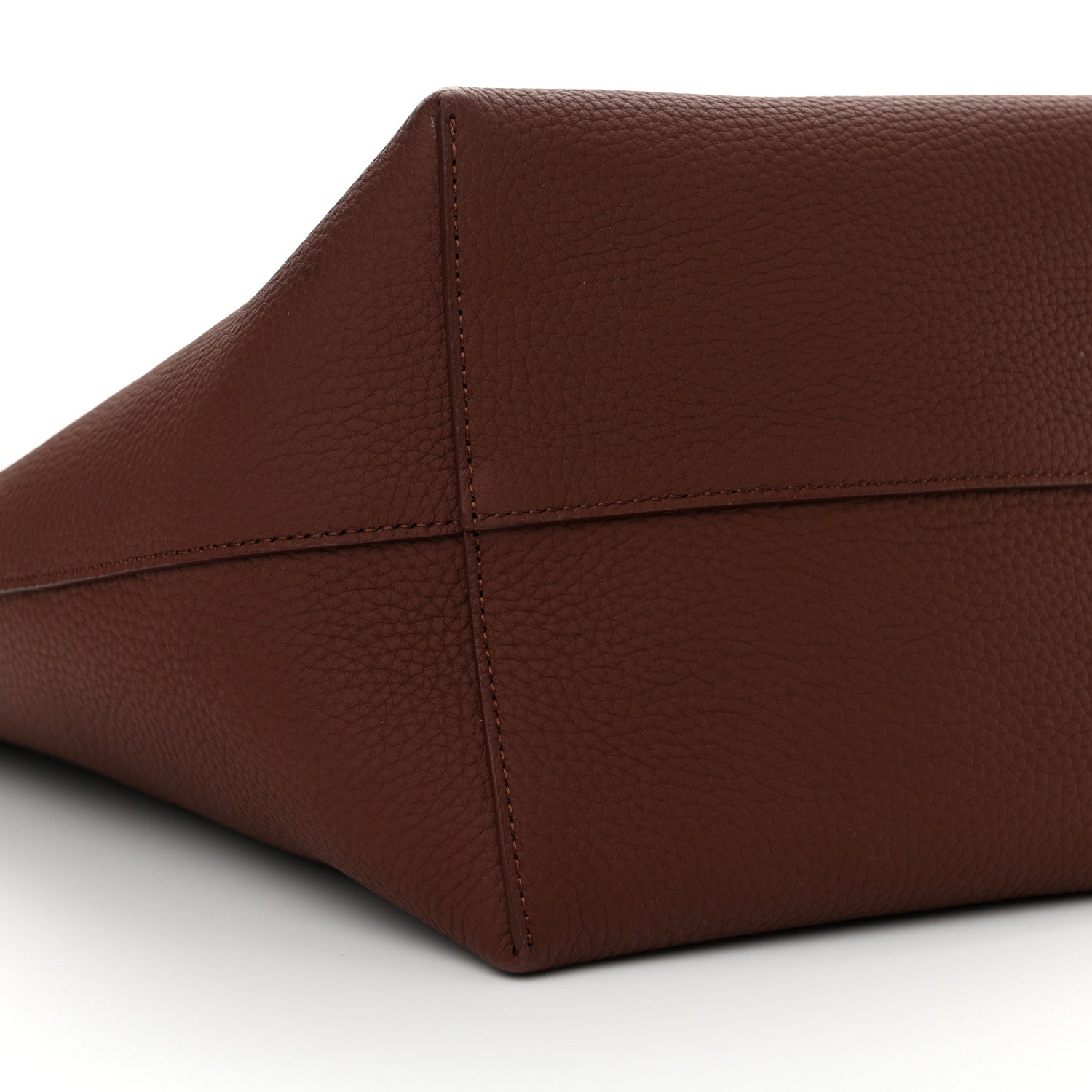 The Row Grained Calfskin Medium N/S Park Tote Cognac 9 of 11