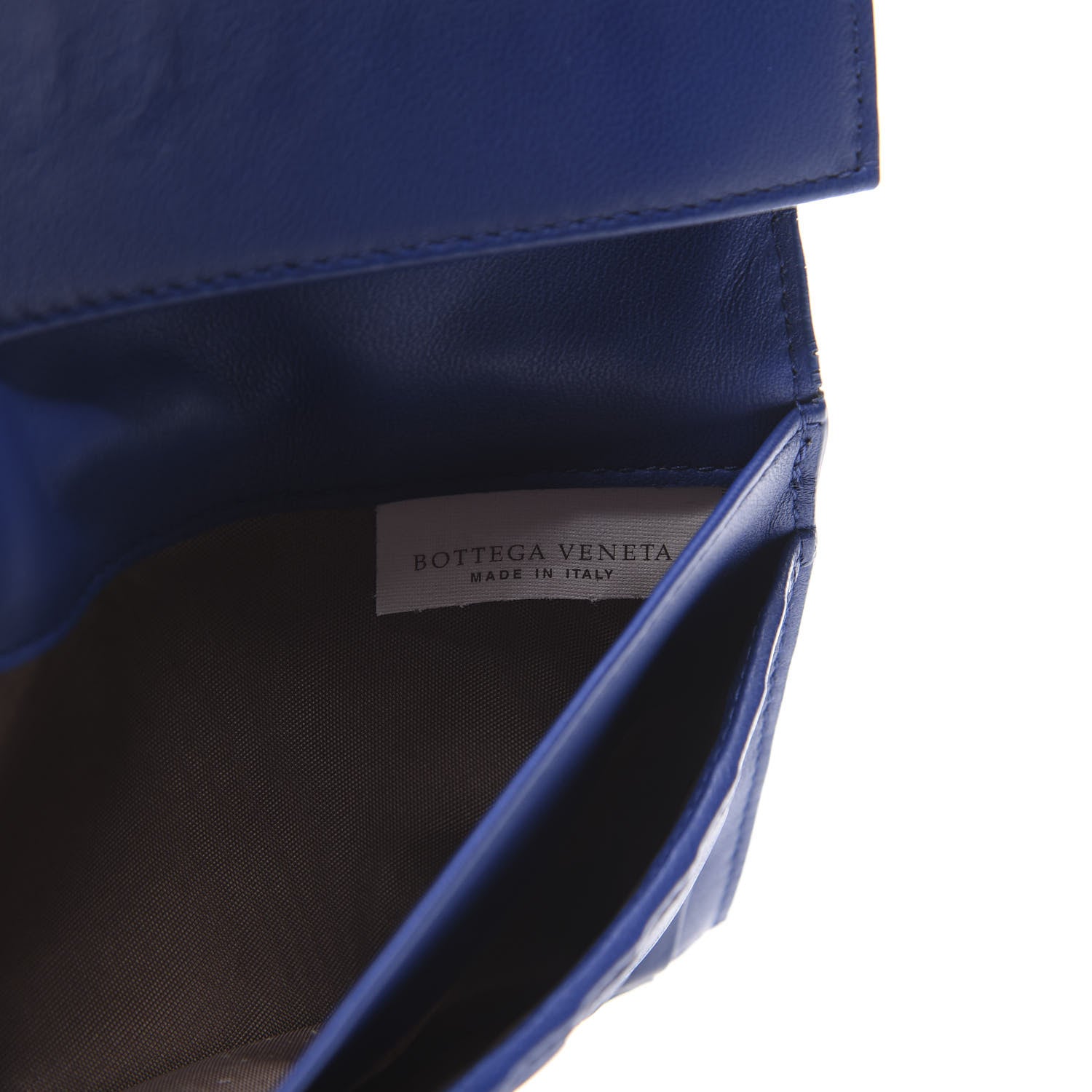 Bottega Veneta Nappa Intrecciato Continental Wallet Blue 6 of 9