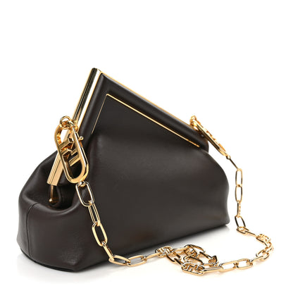 Fendi Shiny Nappa Small Fendi First Chocolate 3 of 12