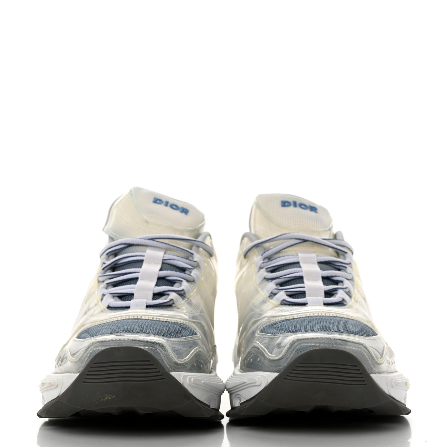 Calfskin Mens CD1 Sneakers 45 Blue White