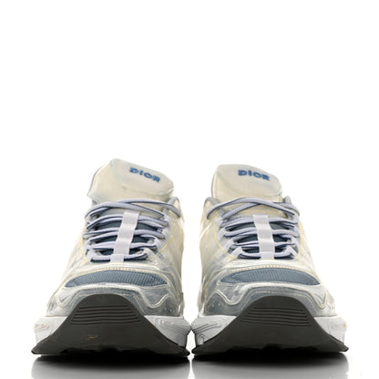 Christian Dior Calfskin Mens CD1 Sneakers 45 Blue White 2 of 9