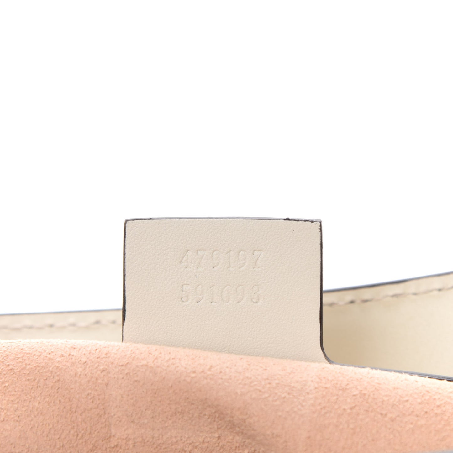 GG Supreme Monogram Medium Padlock Tote White