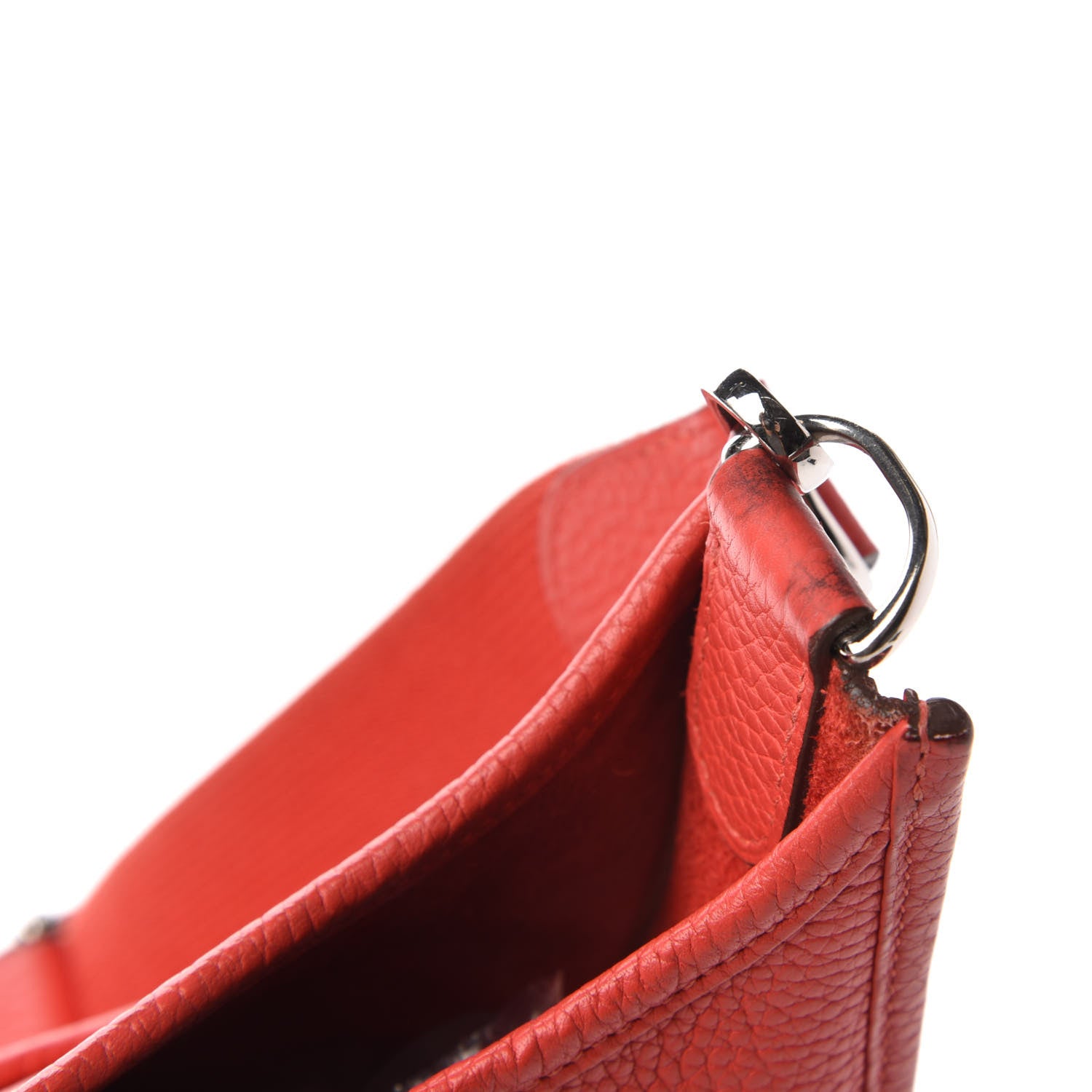 Hermes Taurillon Clemence Evelyne III PM Rouge Pivoine 11 of 11