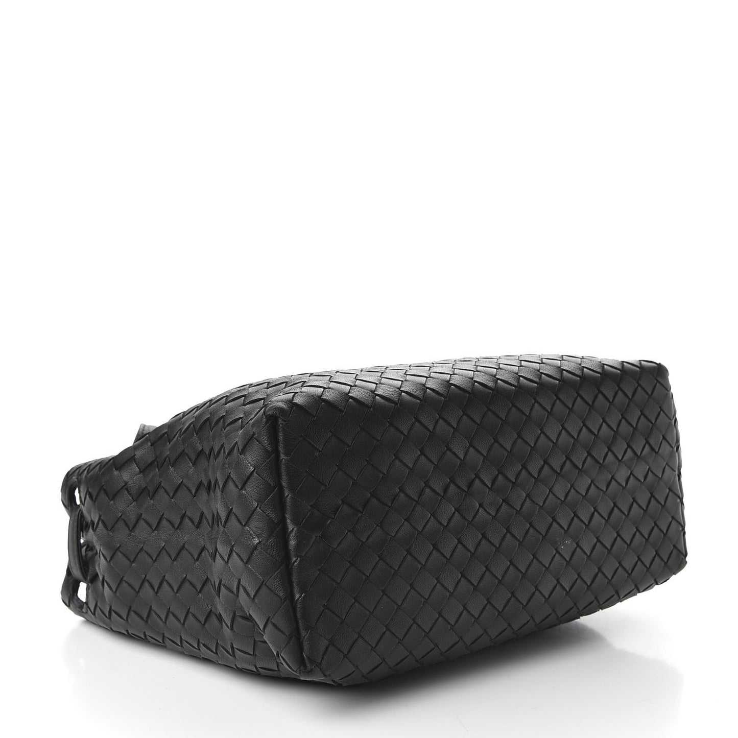 Nappa Intrecciato Small Garda Bag Black