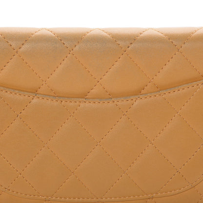 Chanel Lambskin Quilted Wallet on Chain WOC Yellow 14 of 20