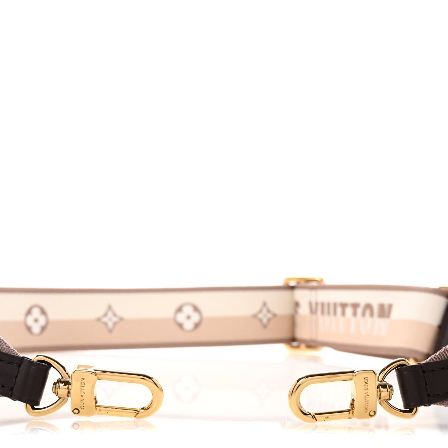 Jacquard Speedy Bandouliere 20 Shoulder Strap Beige Brown