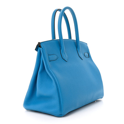 Hermes Togo Verso Birkin 30 Bleu Zanzibar Malachite 3 of 14