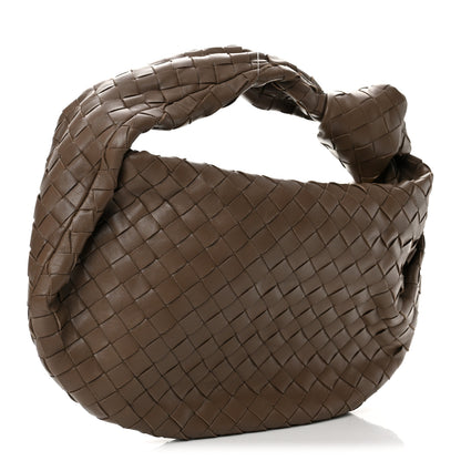 Bottega Veneta Nappa Intrecciato Teen Jodie Hobo Taupe Grey 3 of 11