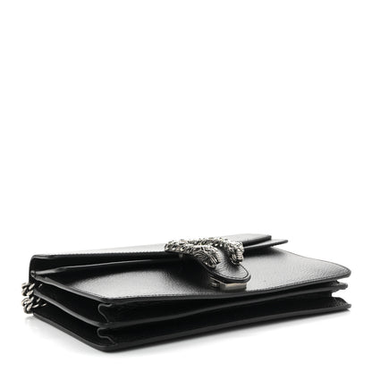 Gucci Pebbled Calfskin Small Dionysus Shoulder Bag Black 4 of 13