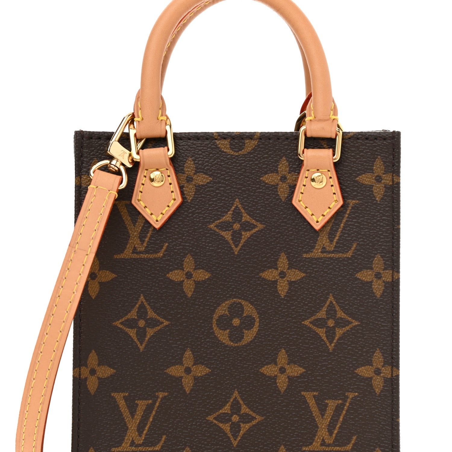 Louis Vuitton Monogram Petit Sac Plat 7 of 9