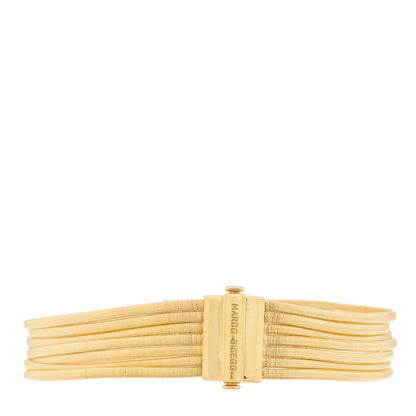 Marco Bicego 18K Yellow White Gold Diamond Masai Seven Strand Bracelet 3 of 3
