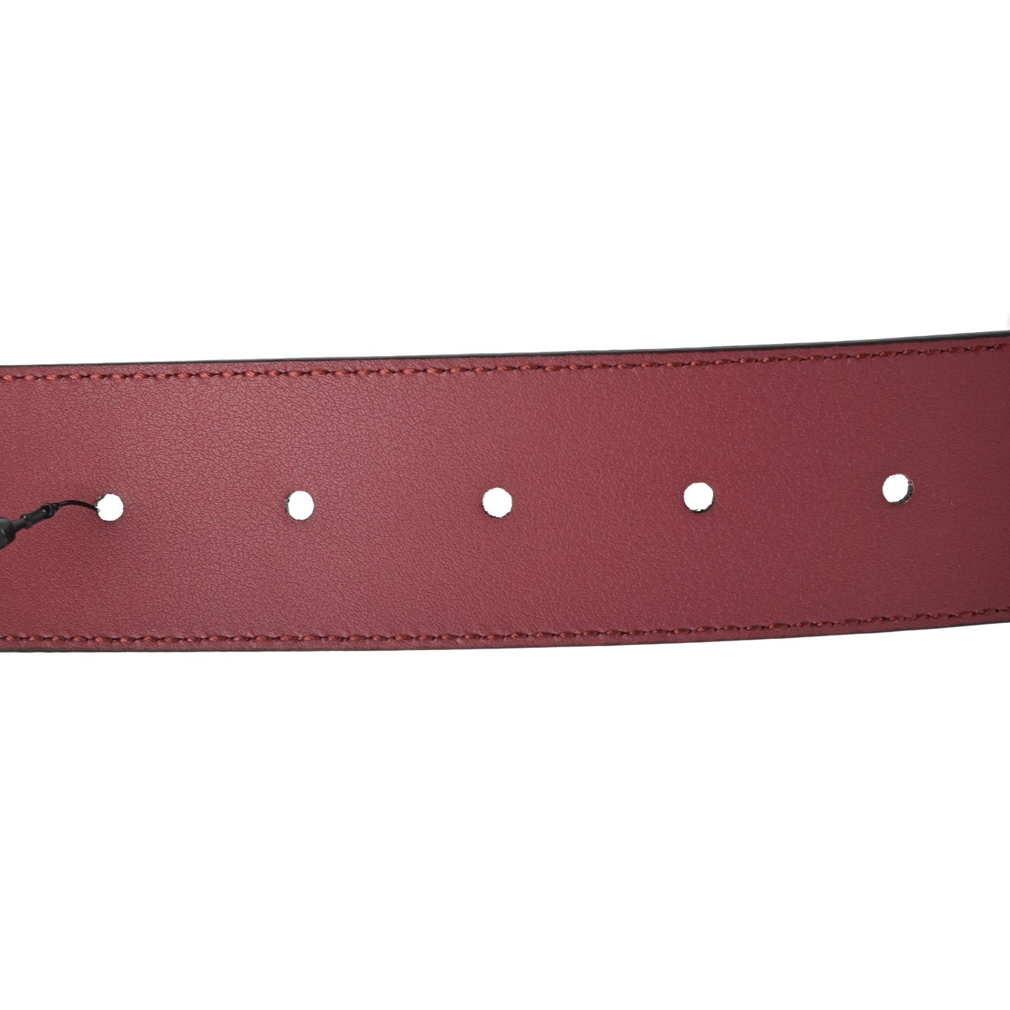 GG Supreme Monogram Blooms Moon Calfskin Interlocking G 37mm Belt 85 34 Beige Ebony Multicolor Dry Rose
