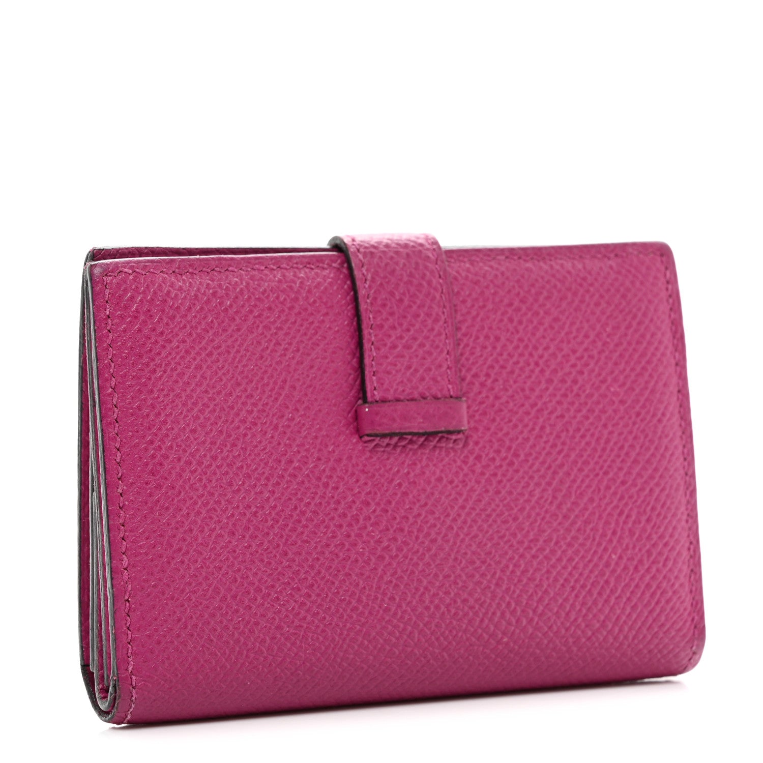 Hermes Epsom Mini Bearn Wallet Rose Pourpre 3 of 12