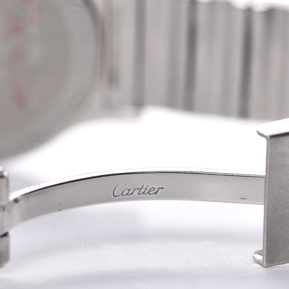 Cartier Stainless Steel 18K Yellow Gold 29mm Santos Octagon Quartz Watch 7 of 7