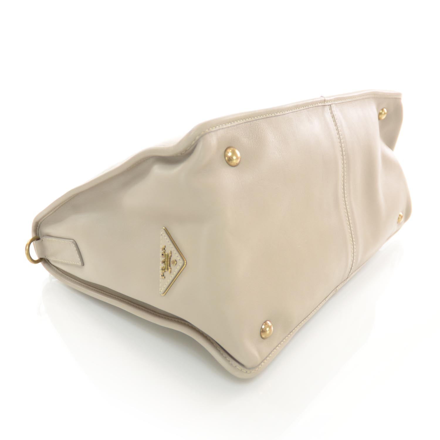 Prada City Calf Tote Pomice 4 of 8