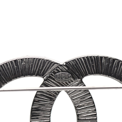 Chanel Pearl Large CC Brooch Silver 4 of 4