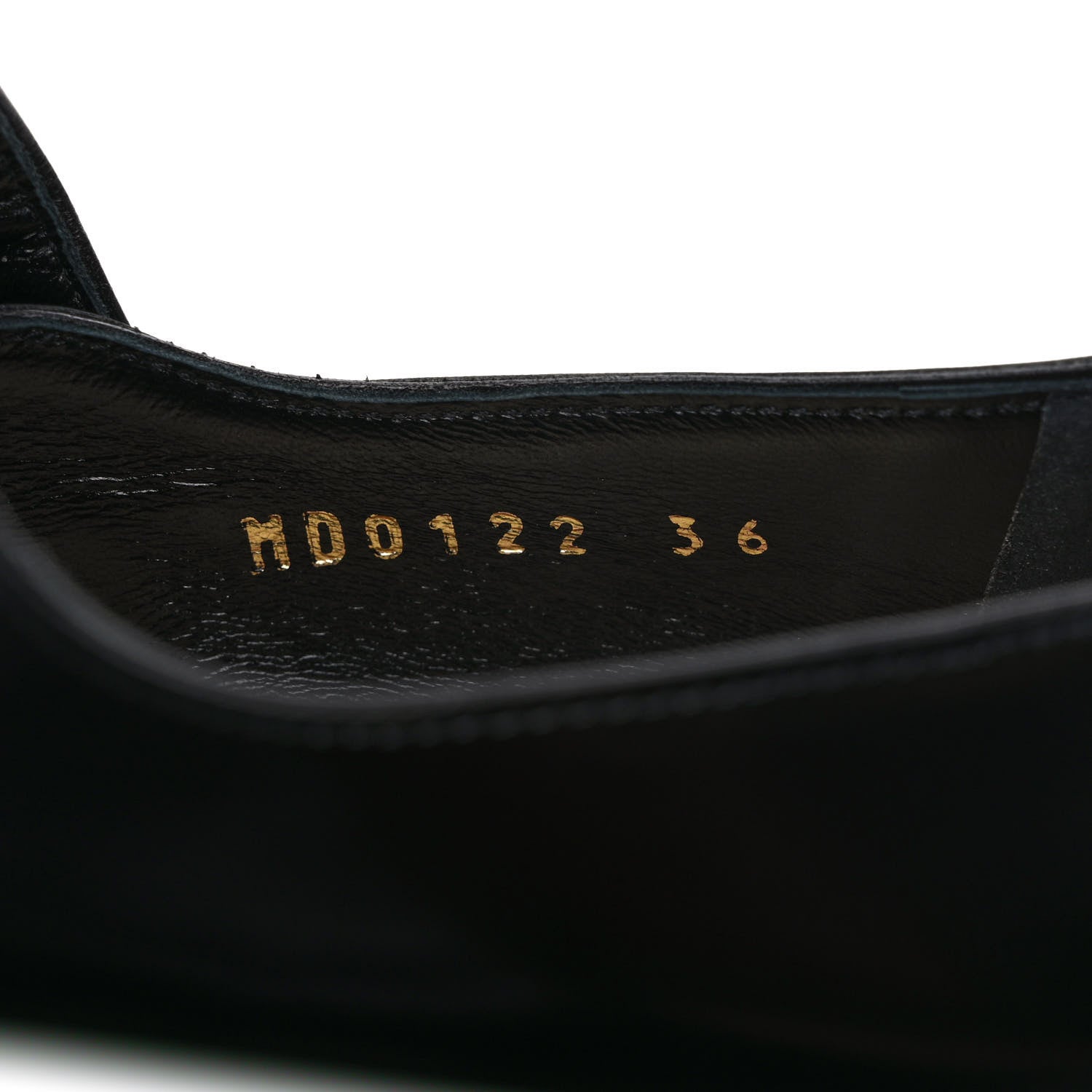 Christian Dior Brushed Calfskin Uniform 30mm Pumps 36 Black 8 of 8