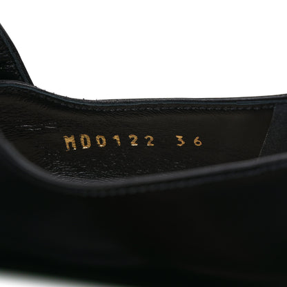 Christian Dior Brushed Calfskin Uniform 30mm Pumps 36 Black 8 of 8