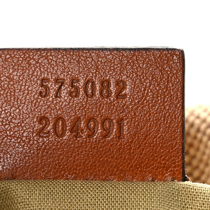Gucci Vintage Canvas Web Belt Bag Sand Cuir 7 of 10