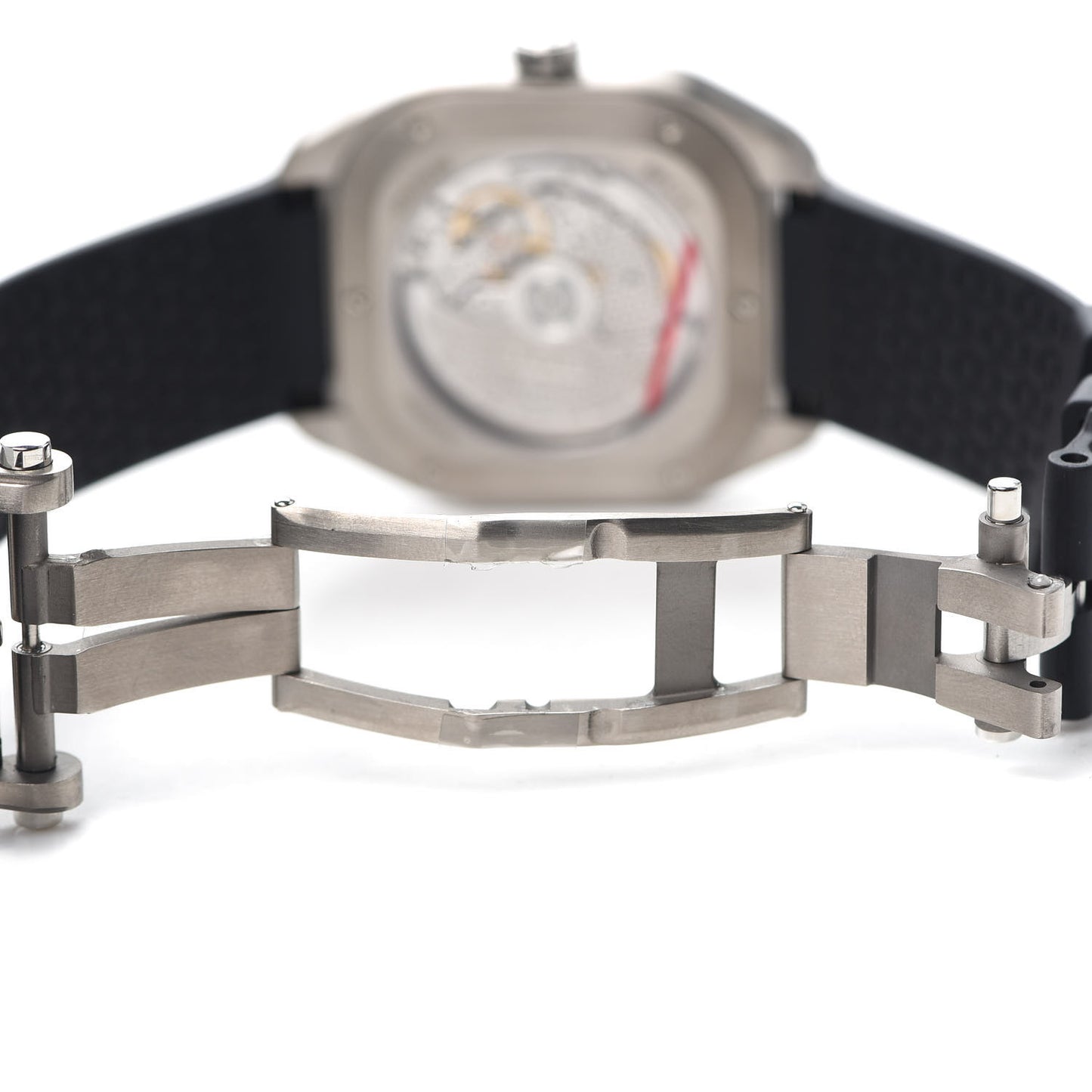 Titanium Rubber 39mm H08 Automatic Watch Noir