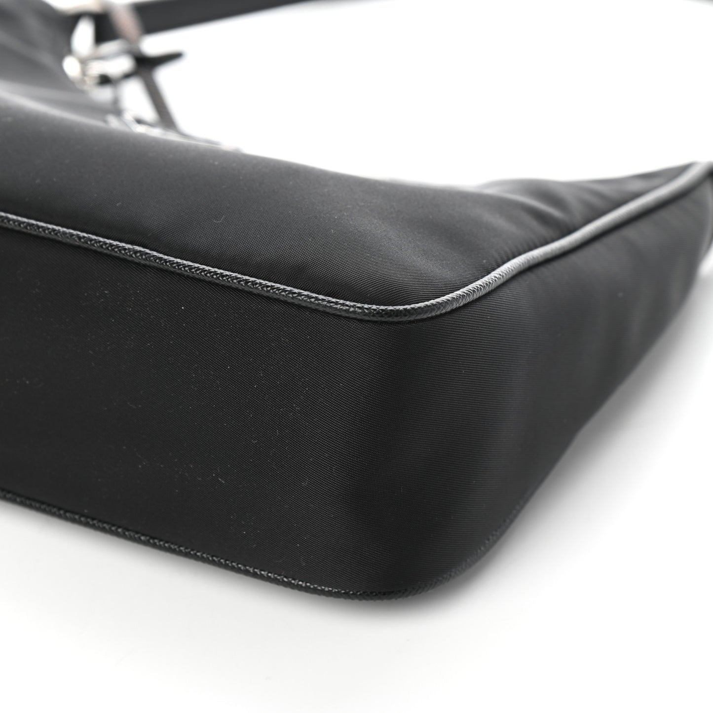 Tessuto Nylon Saffiano Mini Re-Edition 2005 Bag Black