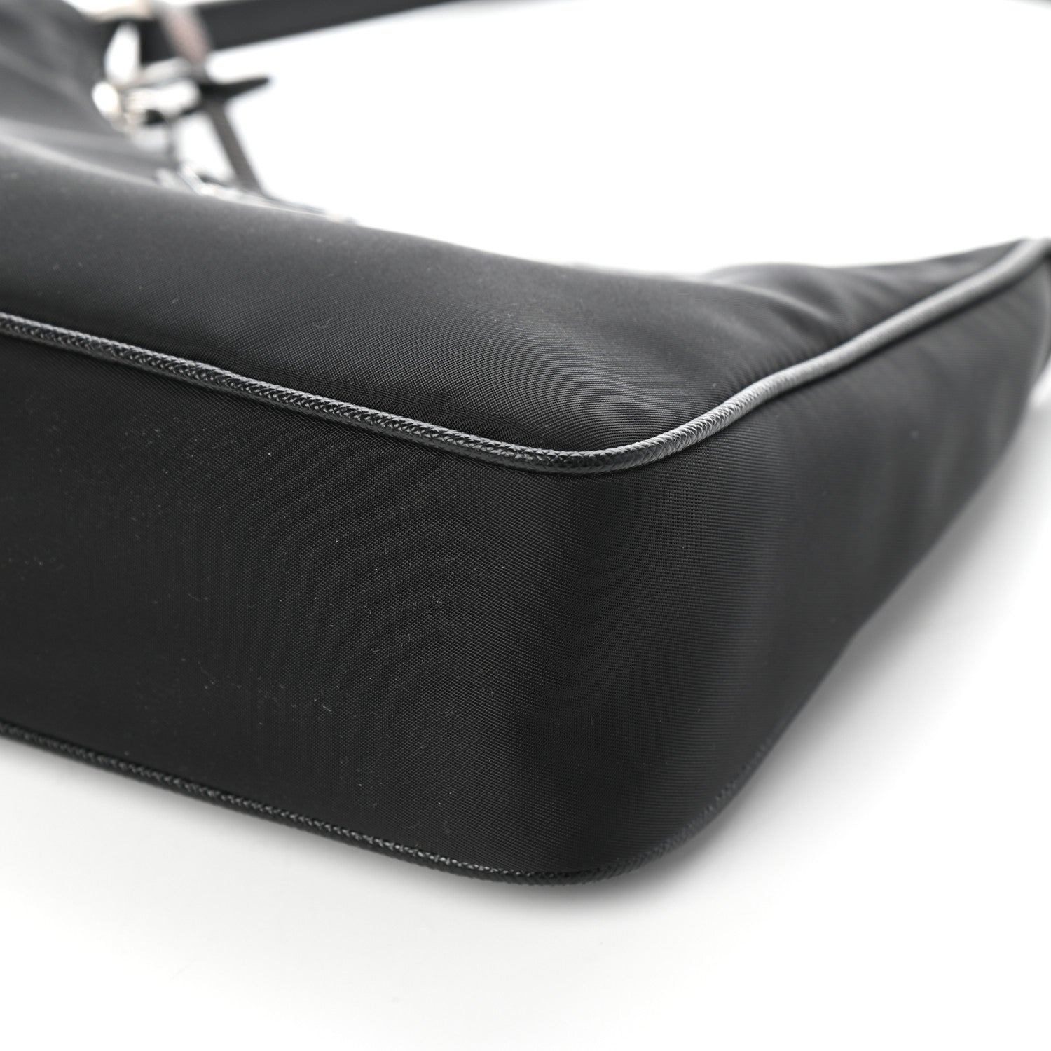 Prada Tessuto Nylon Saffiano Mini Re-Edition 2005 Bag Black 10 of 10