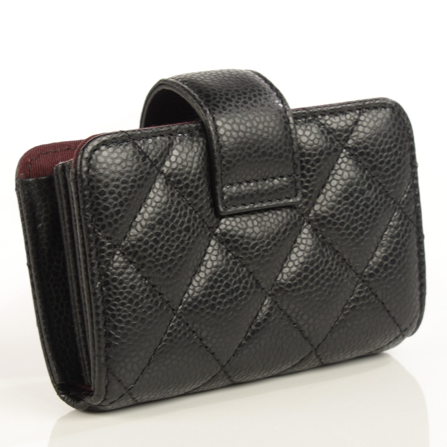 Chanel Caviar Quilted Gusseted Card Holder Black 3 of 7