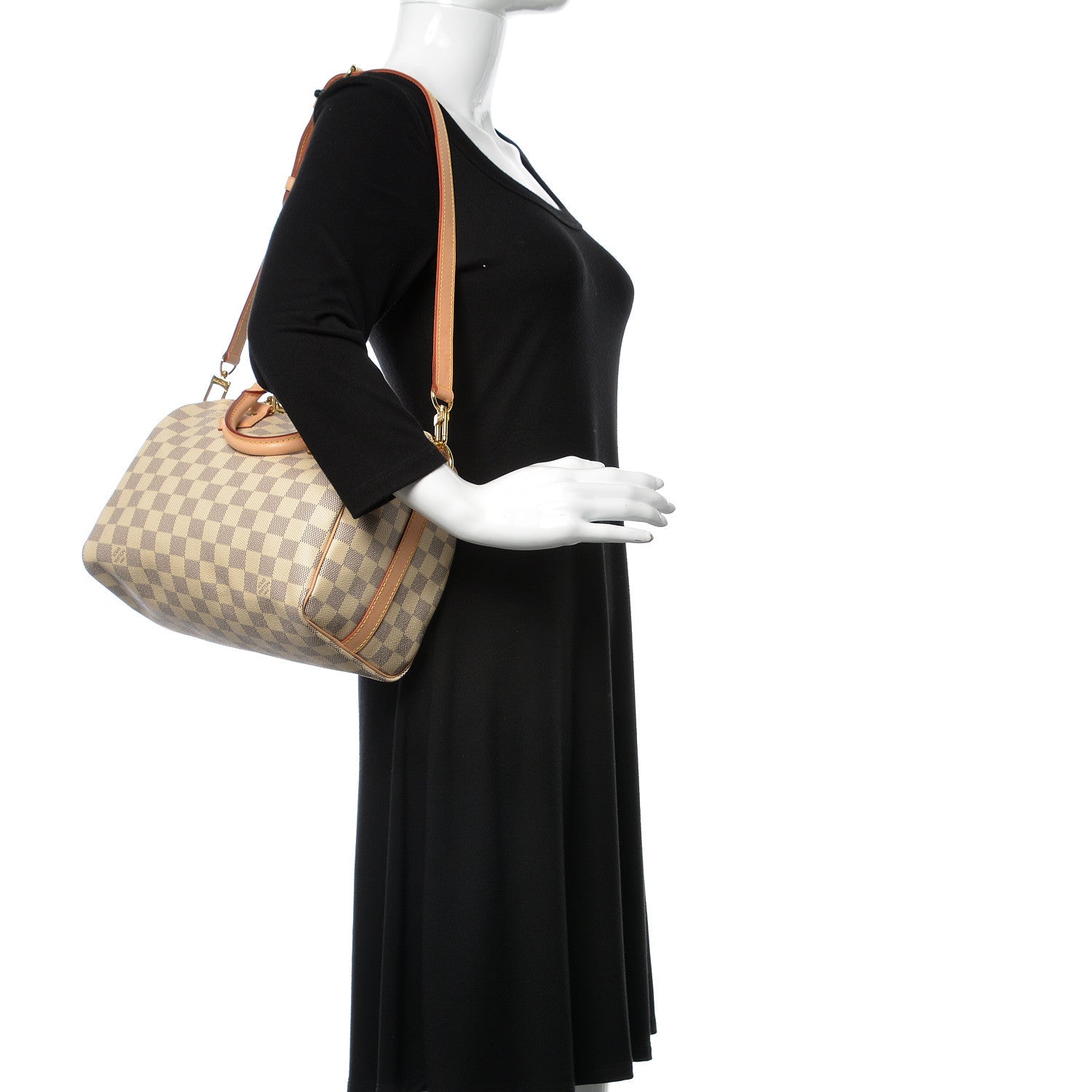 Louis Vuitton Damier Azur Speedy Bandouliere 25 2 of 11