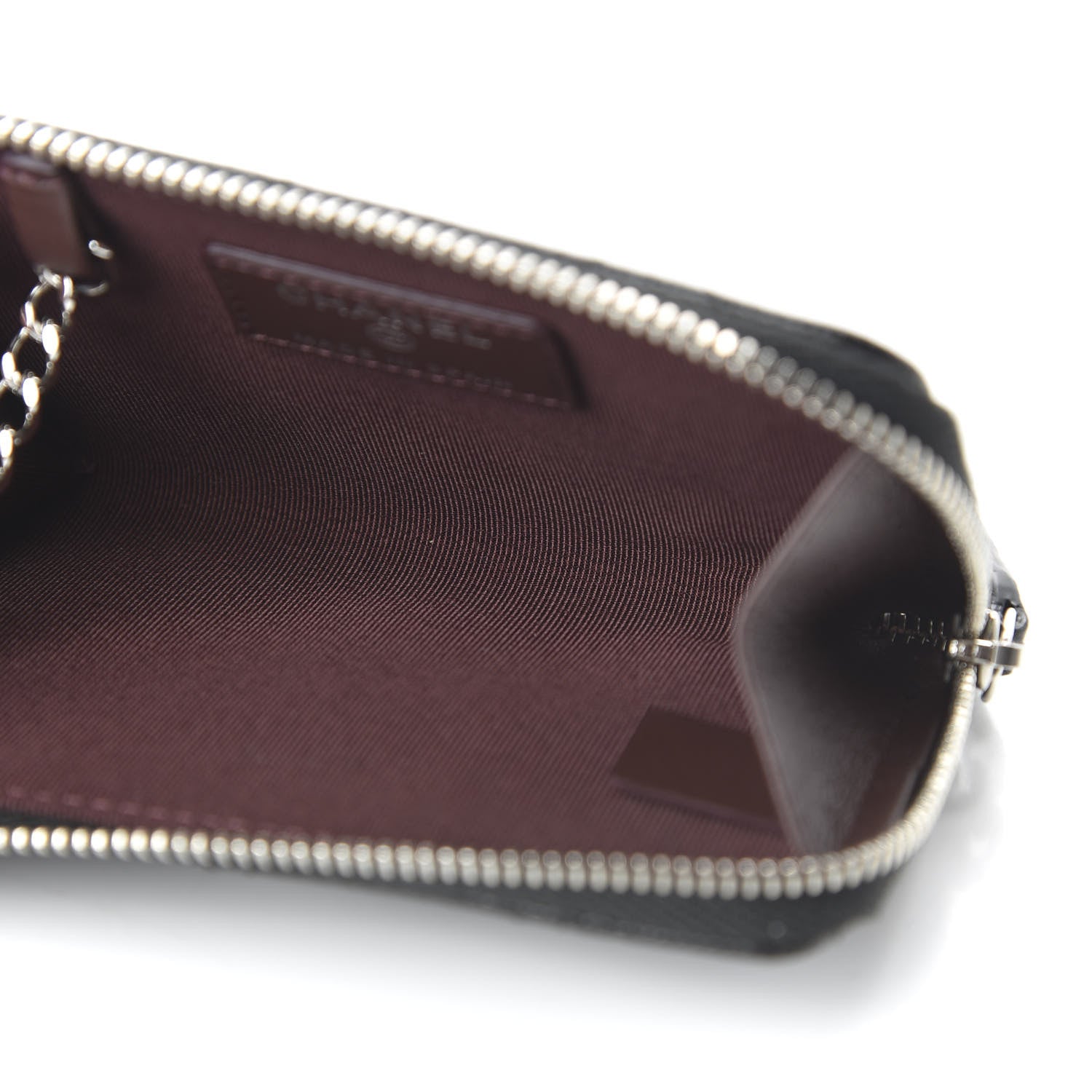 Chanel Caviar Quilted Key Holder Case Black 5 of 10