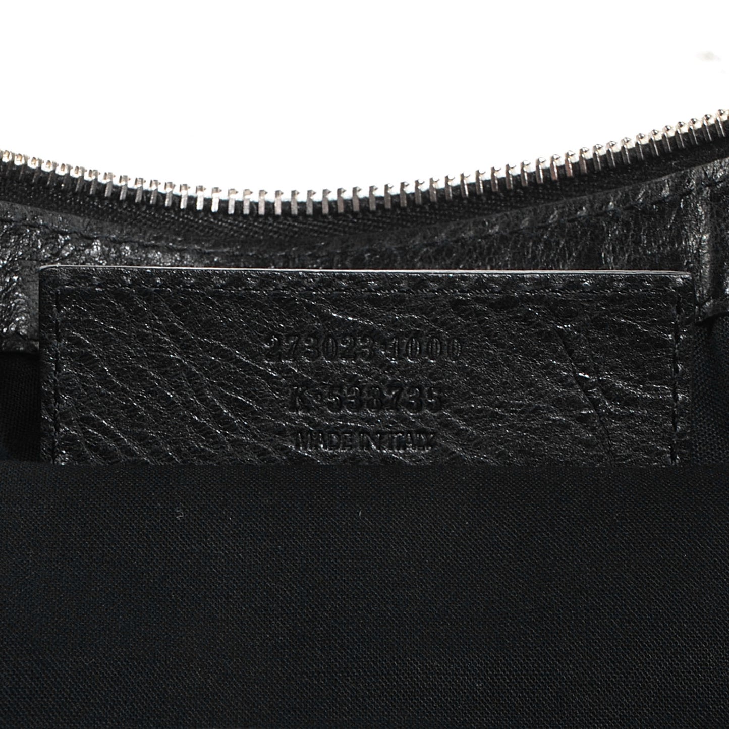 Agneau Arena Classic Hardware Large Clip Black