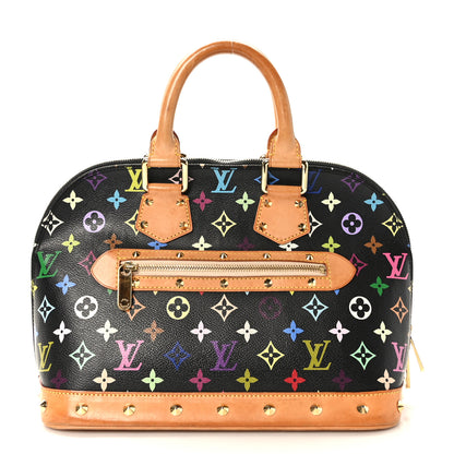 Louis Vuitton Monogram Multicolor Alma Black 1 of 10