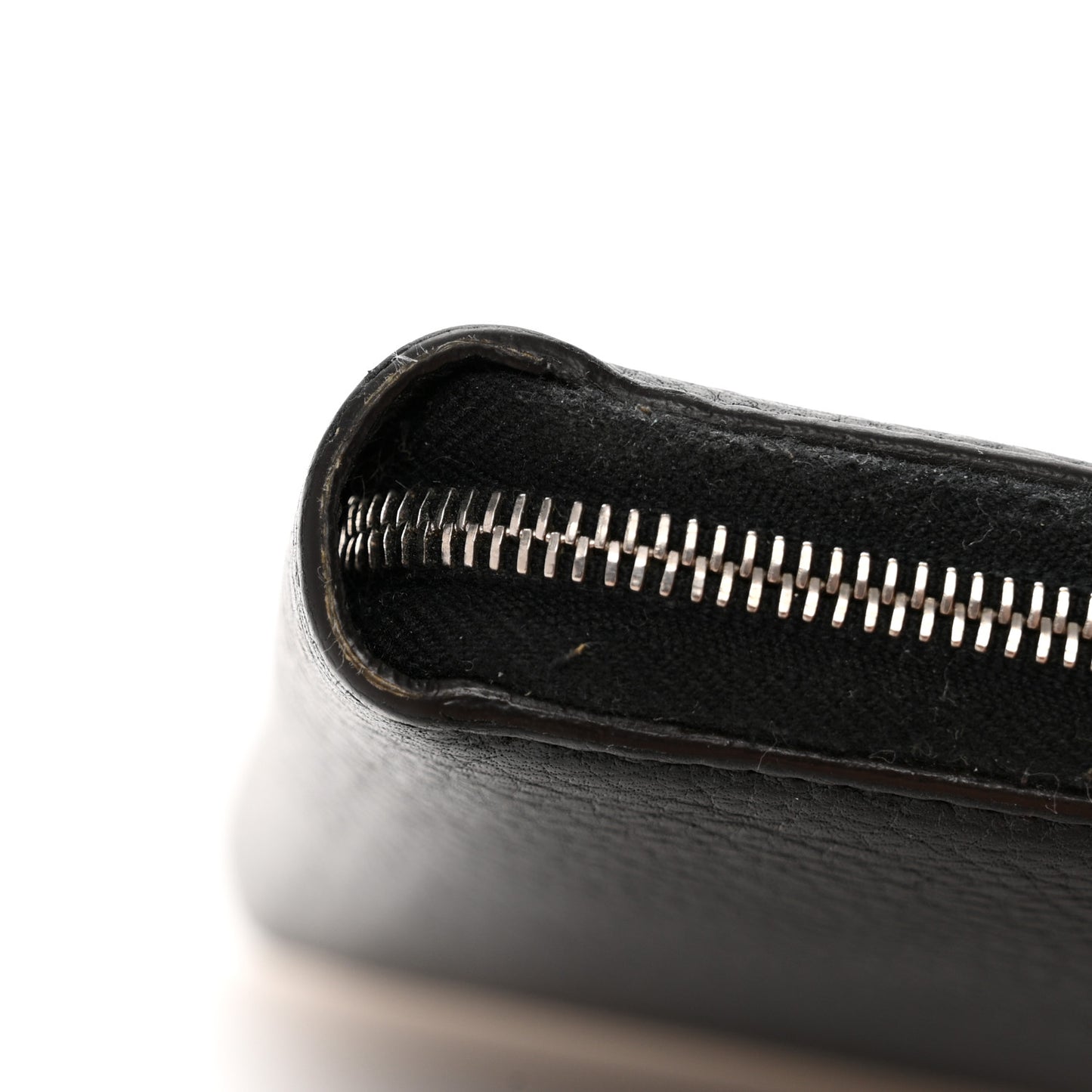 Calfskin Zip Around Multifunction Wallet Citron