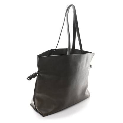 Loewe Calfskin Flamenco Knot XL Tote Bag Khaki Green 3 of 9