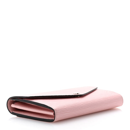 Louis Vuitton Epi Sarah Wallet NM Rose Ballerine 4 of 9