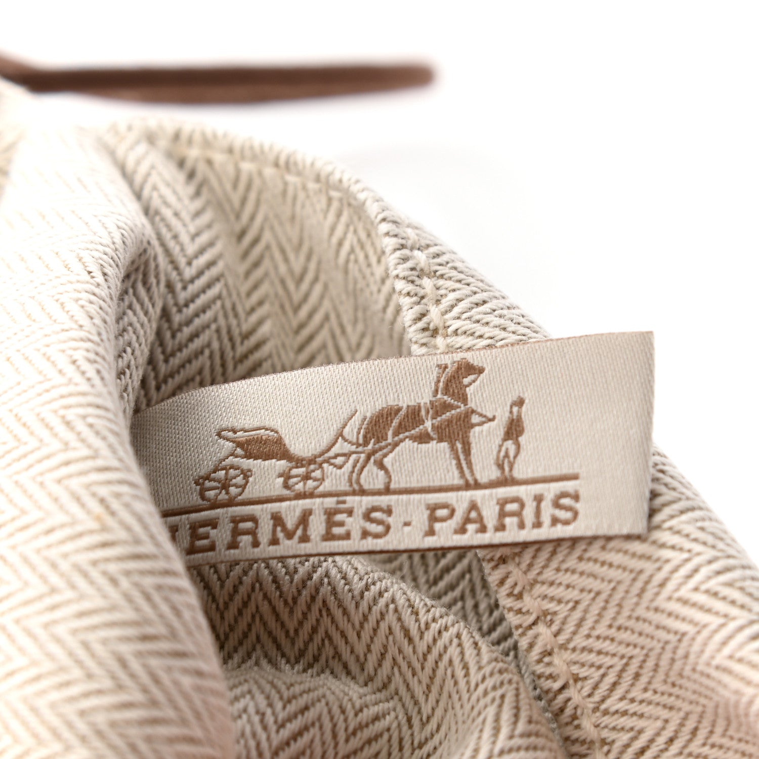 Hermes Canvas Barenia Fourbi 20 PM Pouch Naturel Fauve 8 of 11
