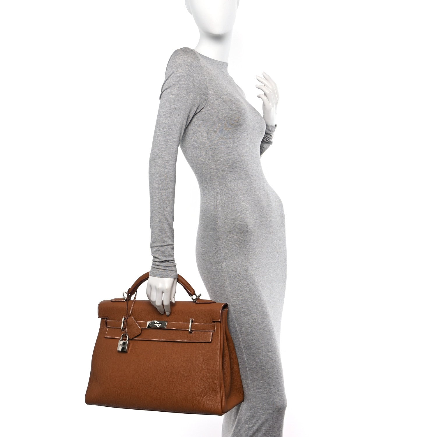 Hermes Togo Maxi Kelly Retourne 42 Gold 2 of 15