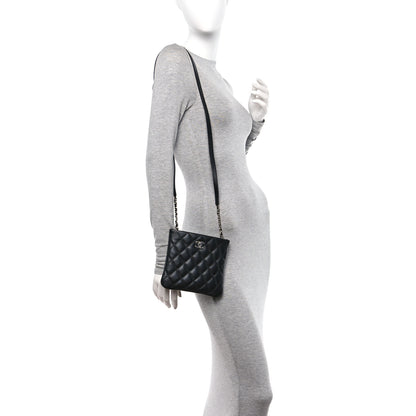 Chanel Lambskin Quilted Crossbody Bag Black 2 of 10