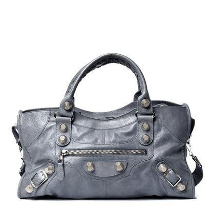 Balenciaga Agneau Giant 21 Silver Hardware Part Time Ardoise 1 of 4