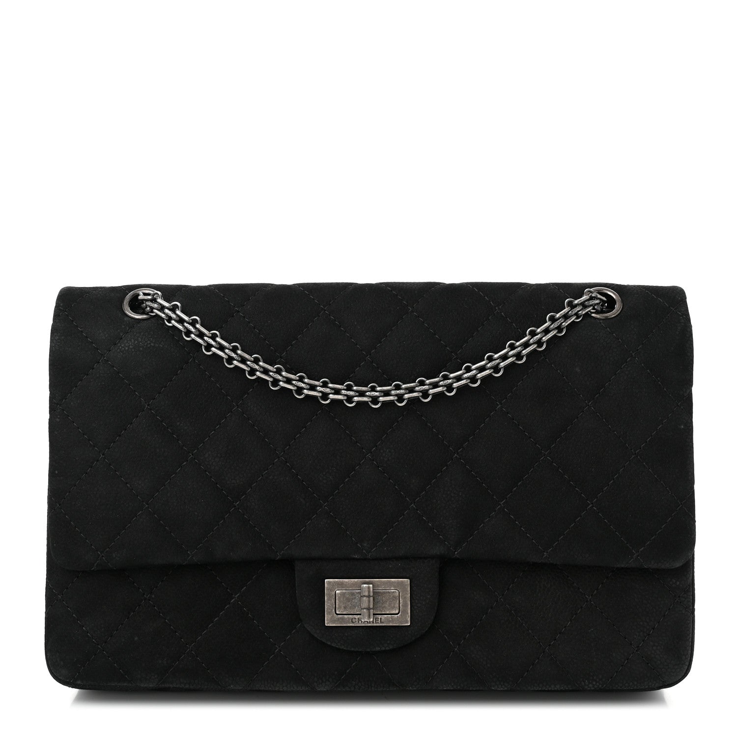 Chanel Iridescent Caviar Quilted 2.55 Reissue 227 Flap Black 1 of 11