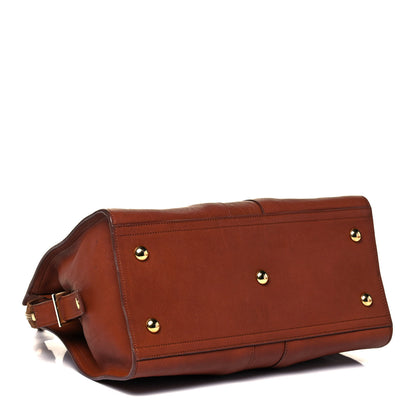 Saint Laurent Sheepskin Small Cabas ChYc Brown 4 of 9