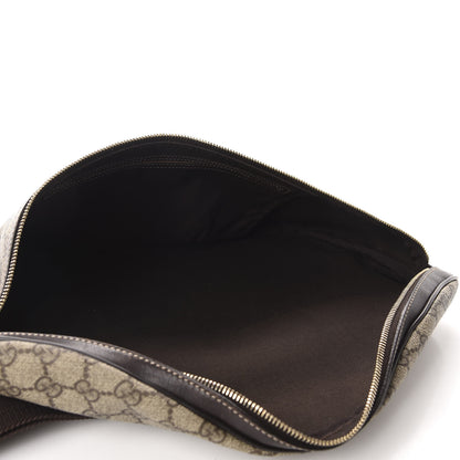 Gucci GG Supreme Monogram Belt Bag Dark Brown 5 of 10