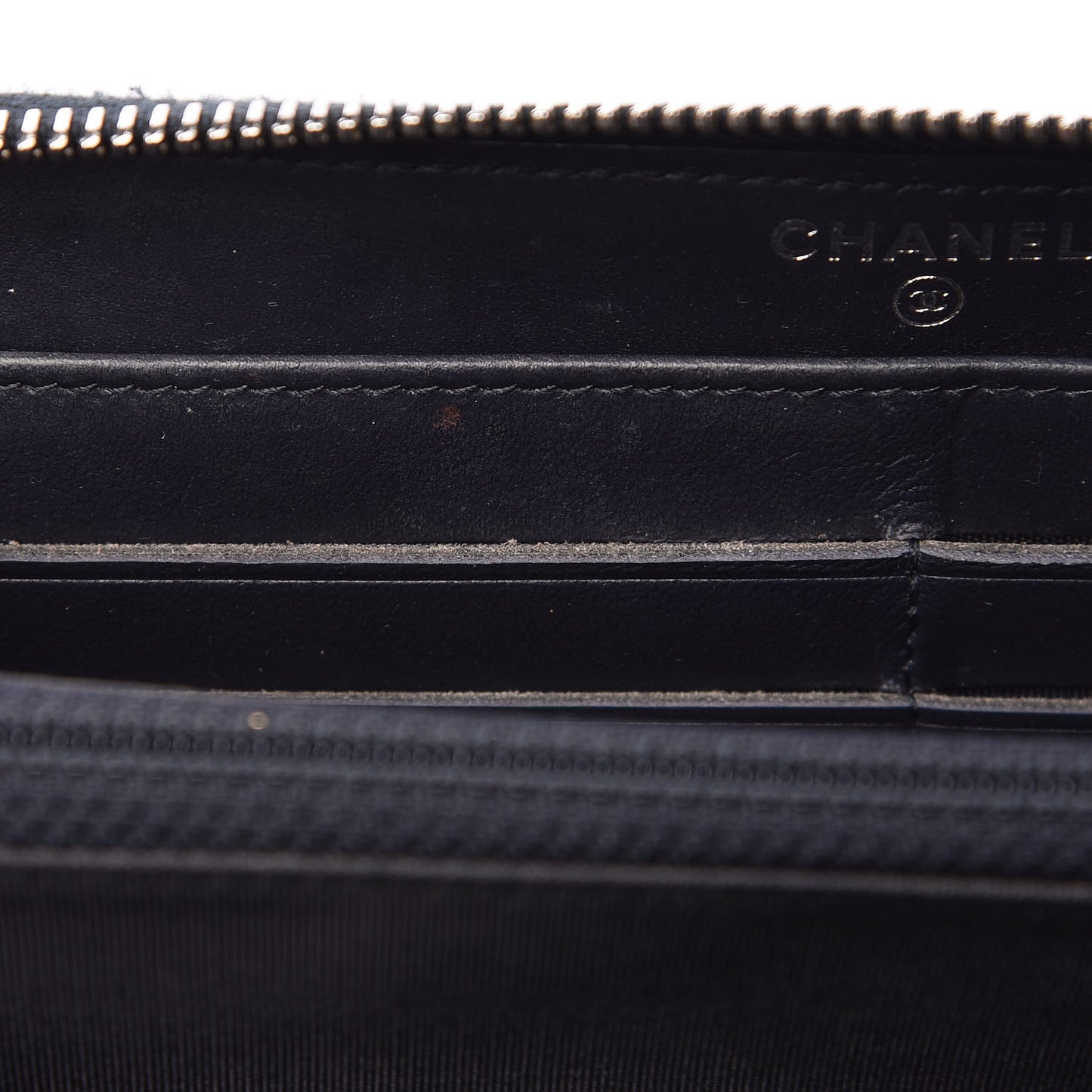 Denim Deauville Zip Around Wallet Dark Blue