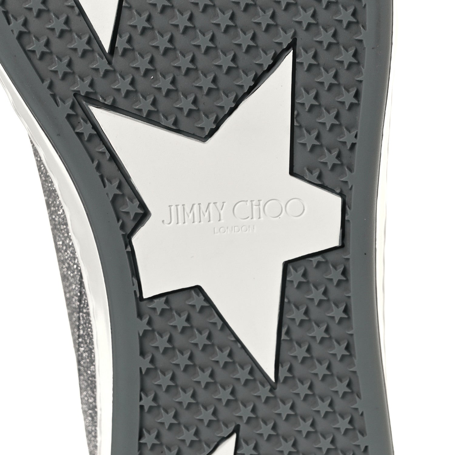 Jimmy Choo Glitter Miami Sneakers 38 Silver 21 of 30