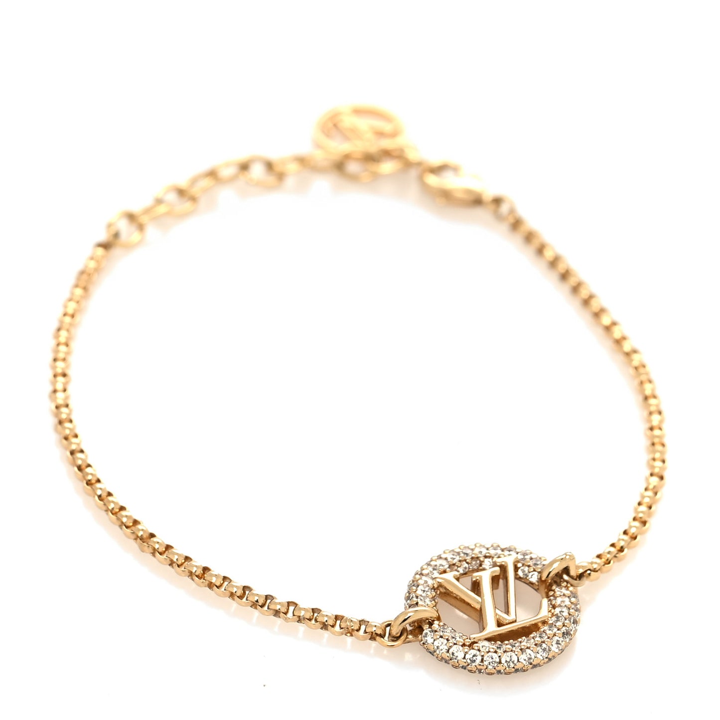 Metal Crystal Louise By Night Bracelet Gold